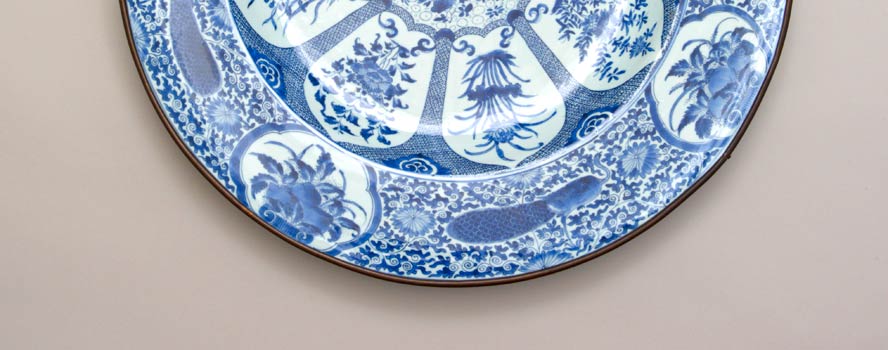 Blue-and-White Plate